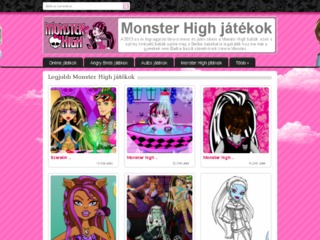 Részletek : Ingyen Monster high játékok