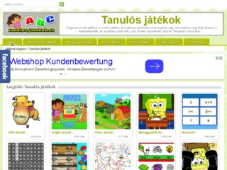 Részletek : Online tanulós játékok