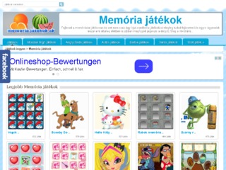 Részletek : Online Memória játék